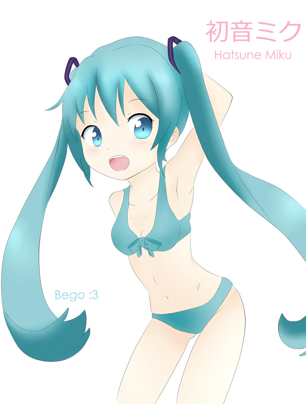 Hatsune Miku bikini :3