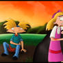 Old Hey Arnold Fan Art - The Jungle Movie - Bitten