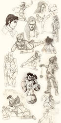 Korra sketchdump