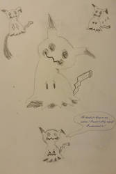 Mimikyu doodles