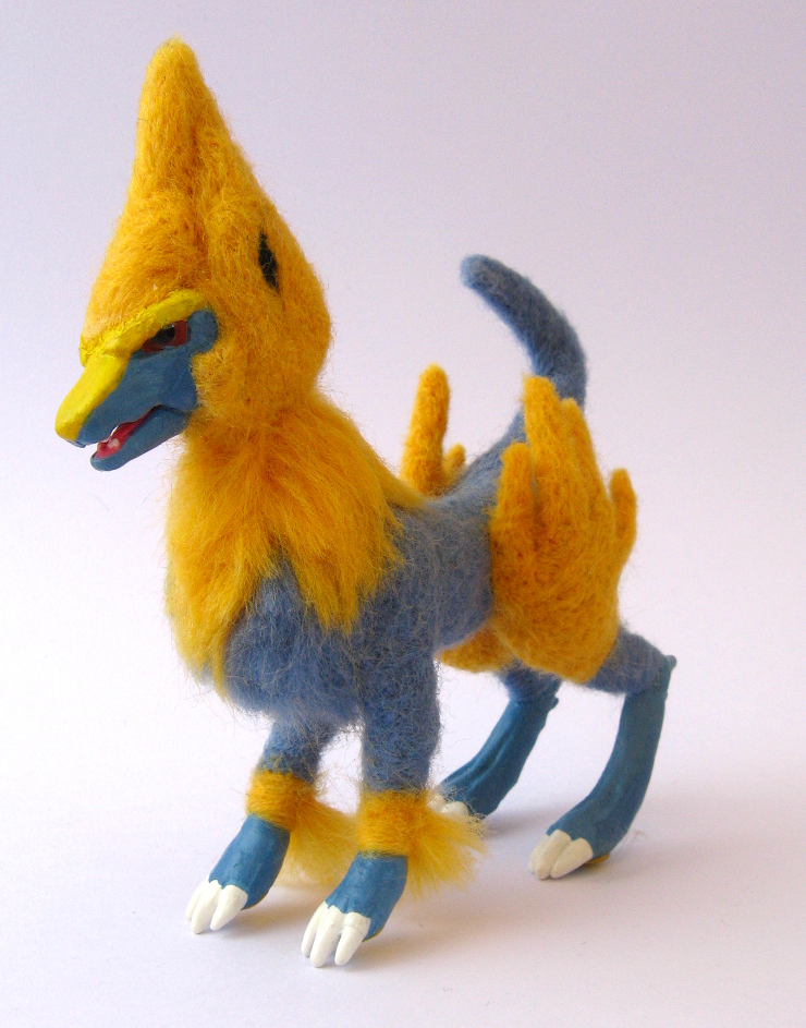 Manectric - needle felt