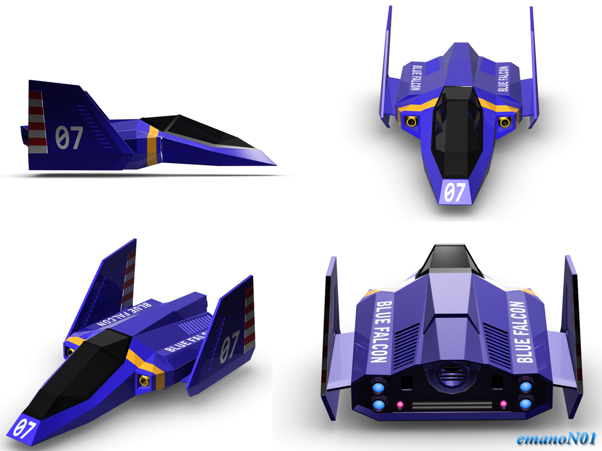 Blue Falcon Final By Emanon01 On Deviantart