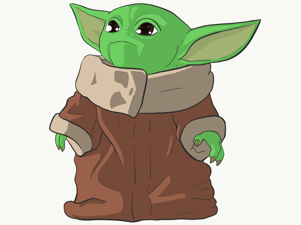 Baby Yoda Vector Art By Ninjonnyuszi On Deviantart Baby Yoda Vector Art By Ninjonnyuszi On Deviantart