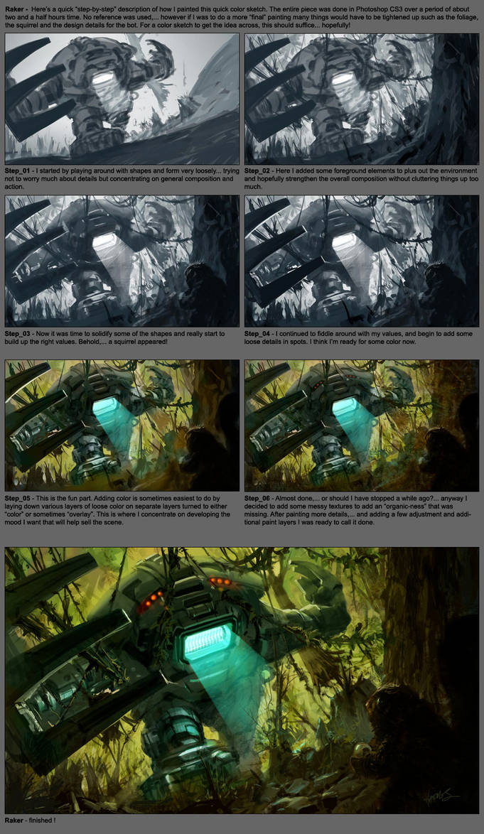 Raker_stepbystep by mysterian on DeviantArt