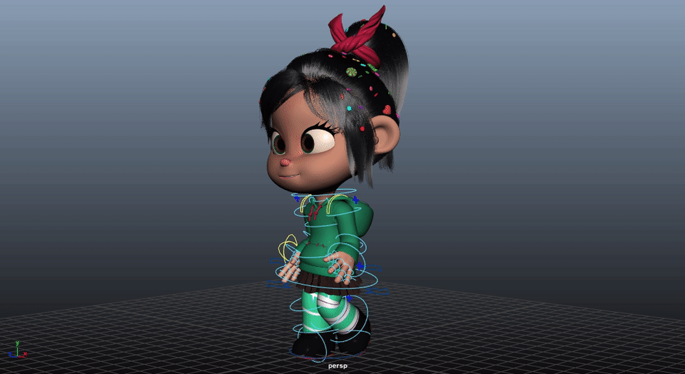 vanellope 3D Model animation test by Skyriderr on DeviantArt vanellope 3D Model animation test by Skyriderr on DeviantArt