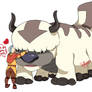 Aang and Appa Best Friends Forever