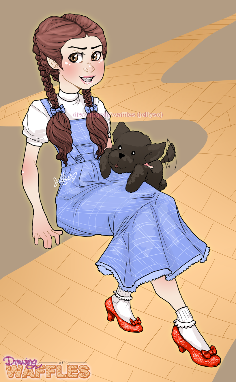Dorothy Gale w/Drawing Process Video by DrawingWiffWaffles on DeviantArt