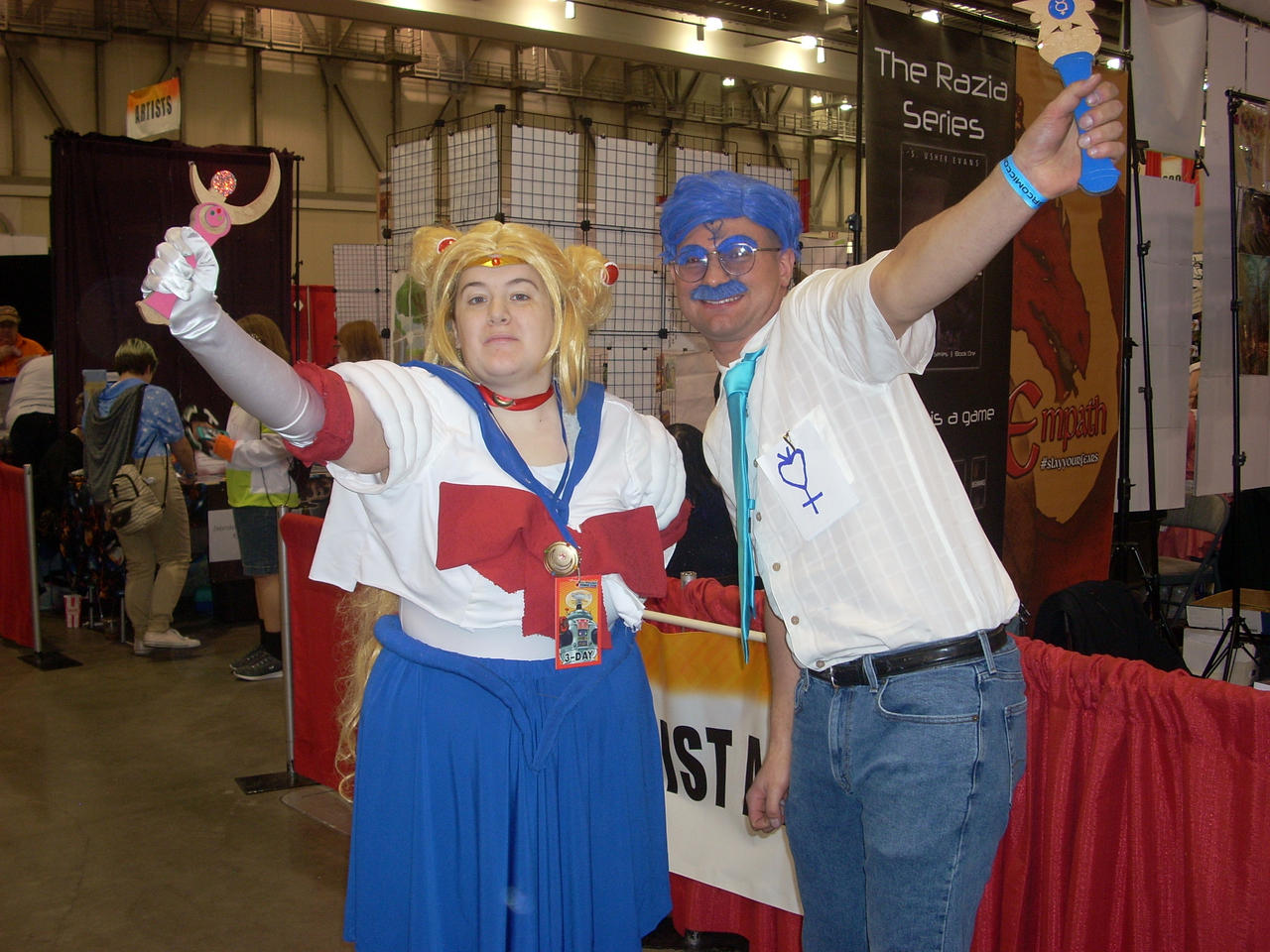 Professor Mercury meets Sailor Moon by ClownBinky on DeviantArt