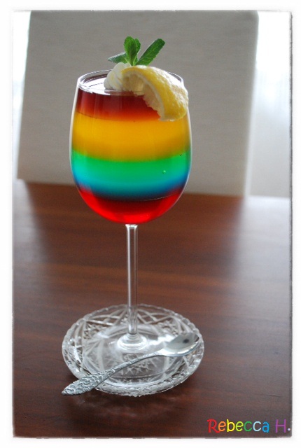 Rainbow Jelly by rebecca17