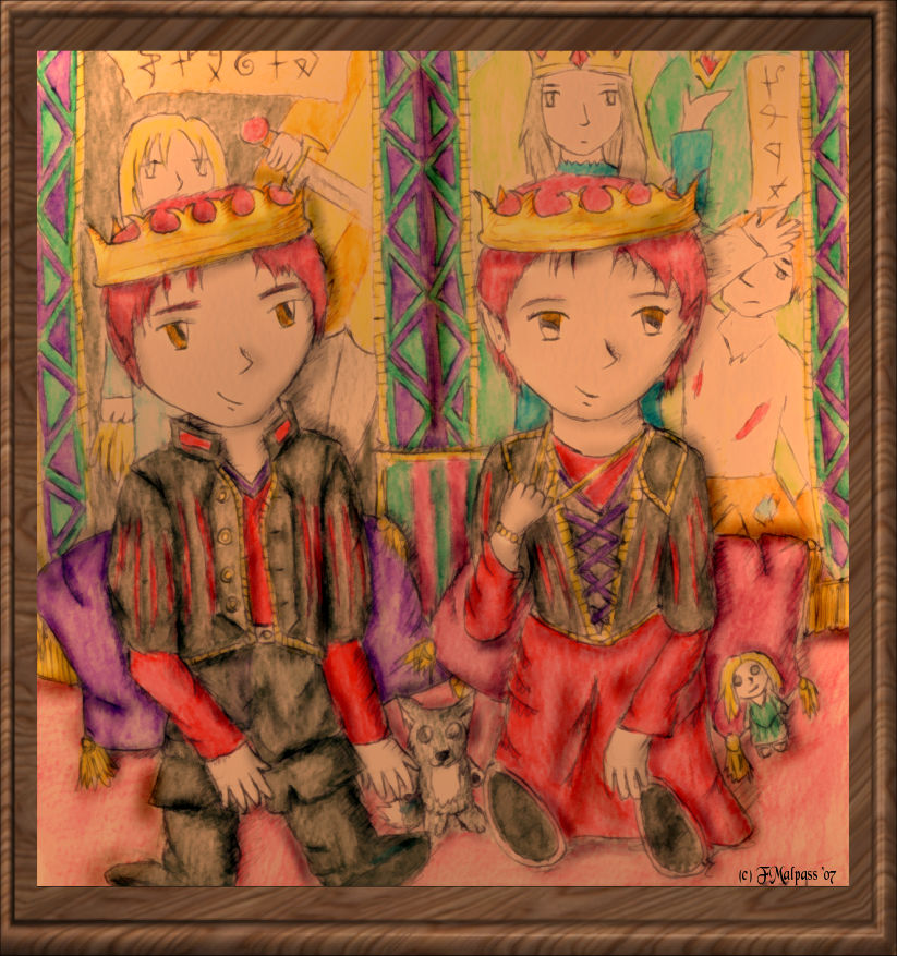 Royal Twins by miffythevampirebat on DeviantArt