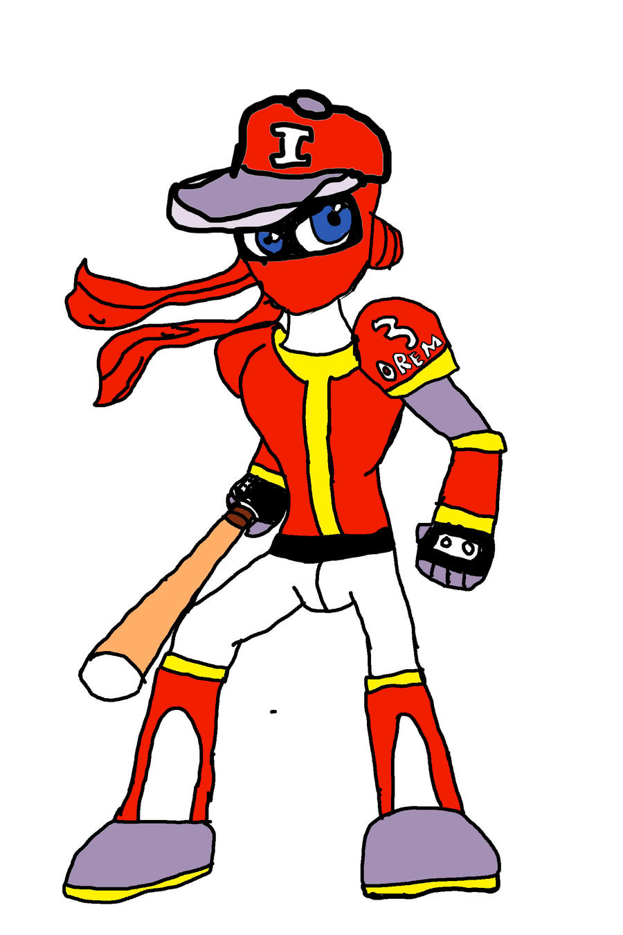 Ninja Baseball Batman Jose Colors