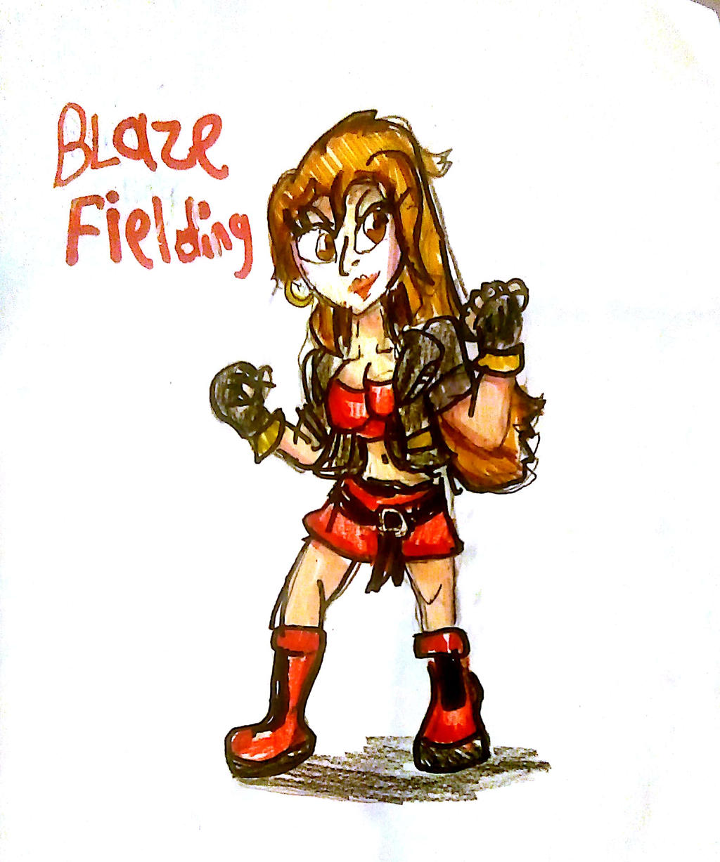 Blaze Fielding by Cartoontriper on DeviantArt