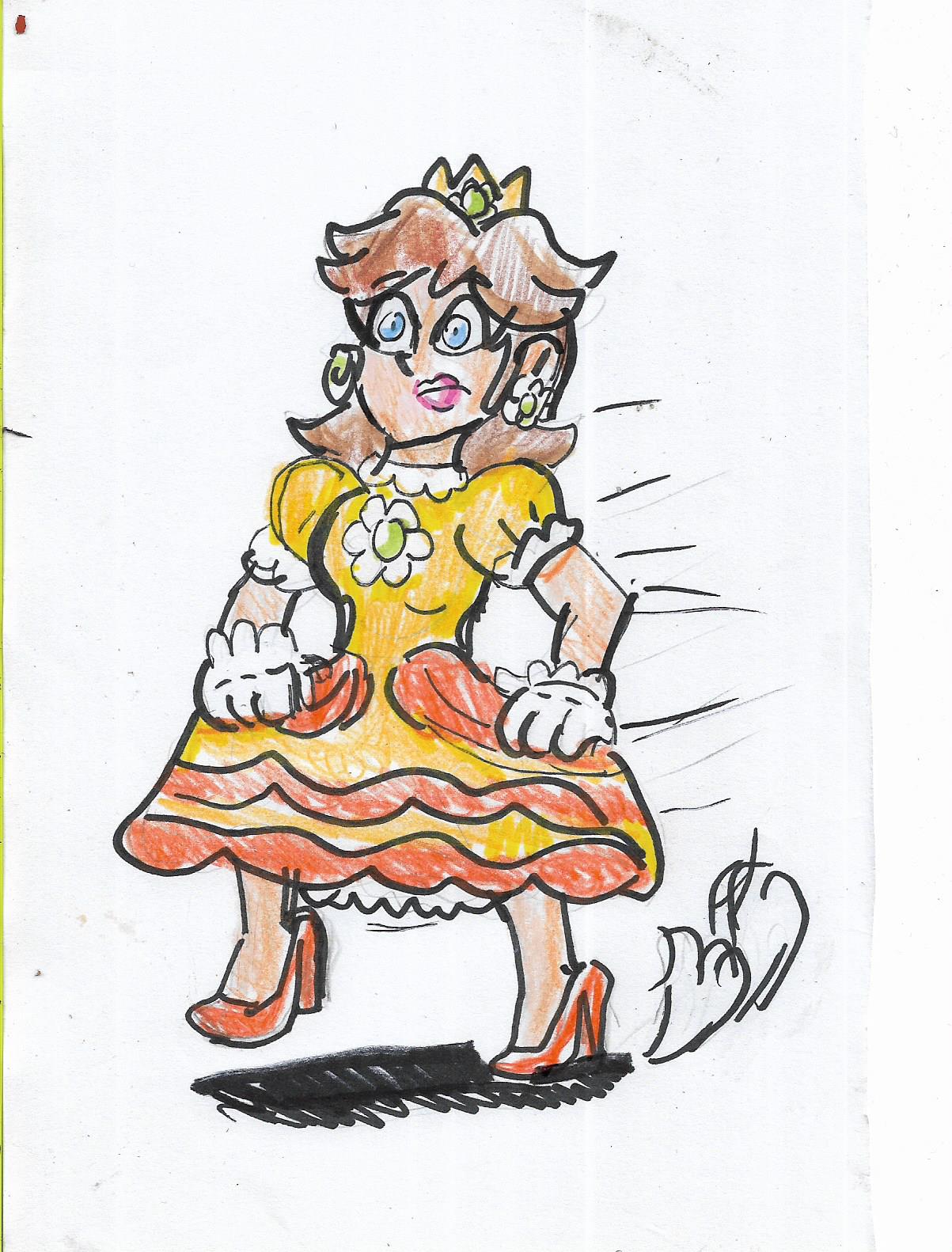 Daisy Riddle Running Running Daisy by Cartoontriper on DeviantArt