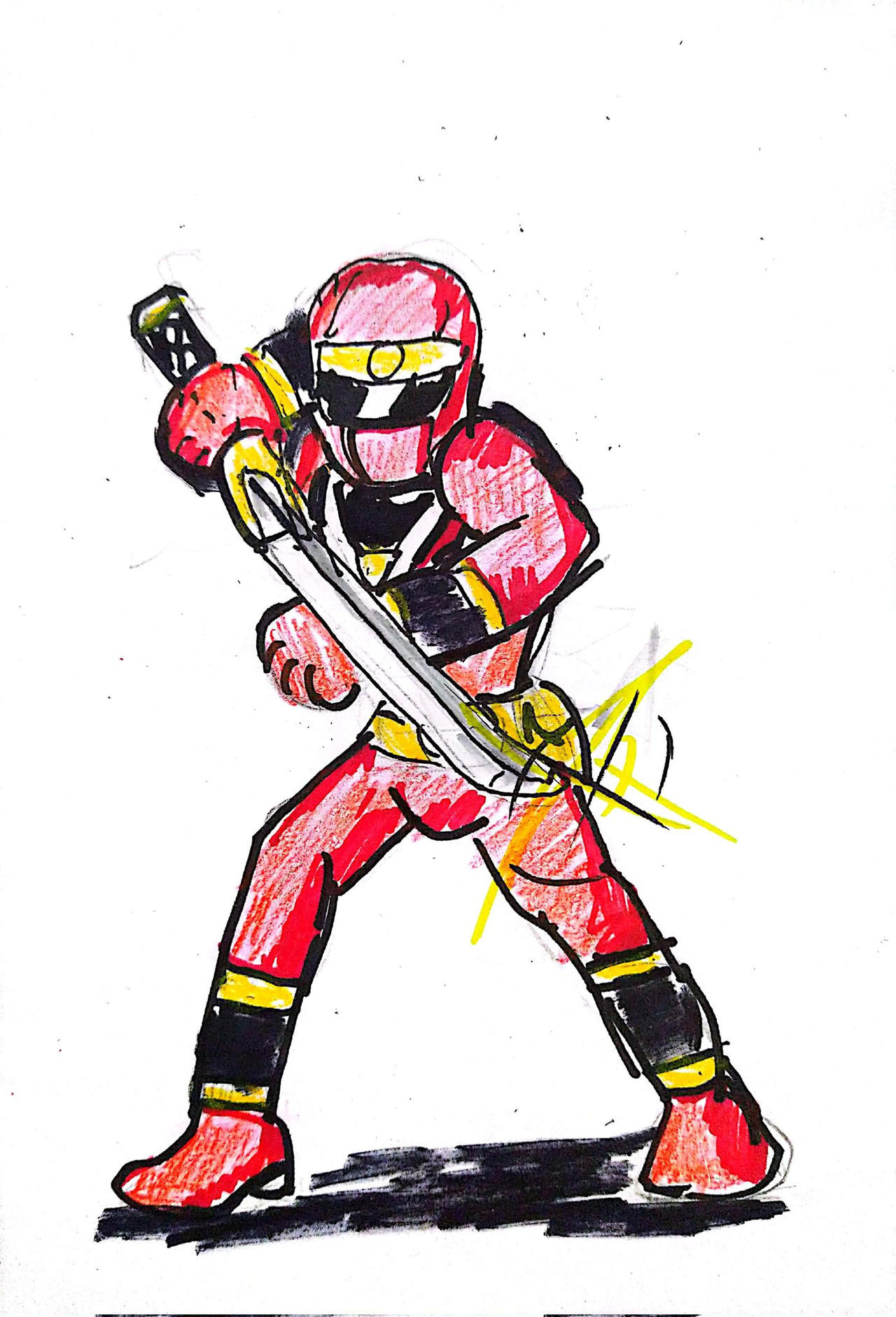 Red Alien ranger by Cartoontriper on DeviantArt
