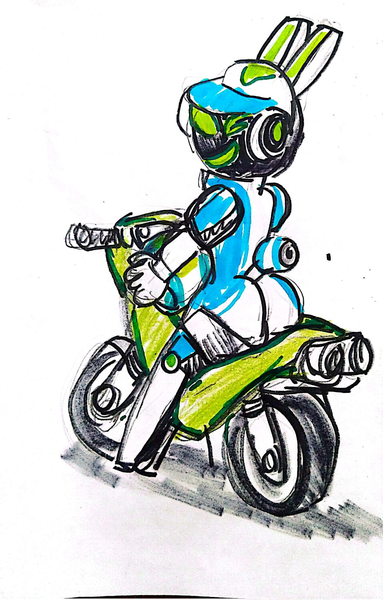 Turbo Bunny by Cartoontriper on DeviantArt