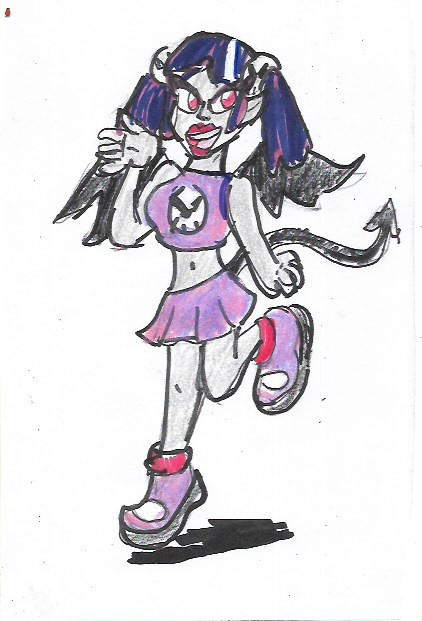 Cel Damage Violet by Cartoontriper on DeviantArt