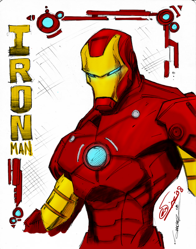 Iron Man-colored