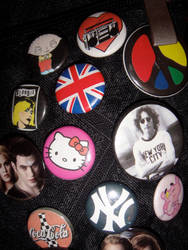 pins on a bag