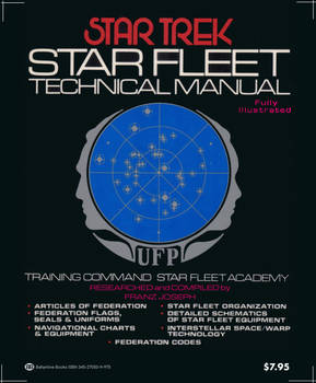 Replcemnt Star Fleet Tech Manual Cover Placard 1