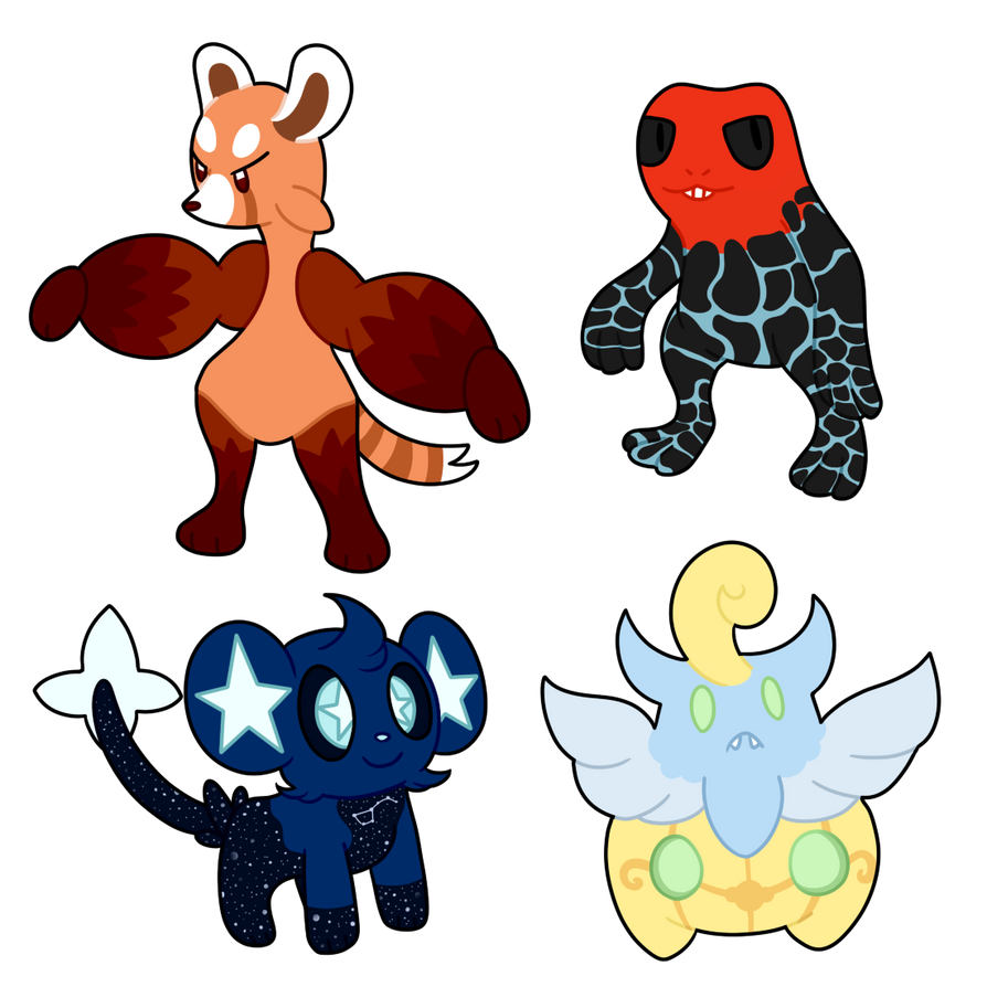 Pokemon Design. Deviantart Pokemon design batch 2 by Fini-EXE on DeviantArt