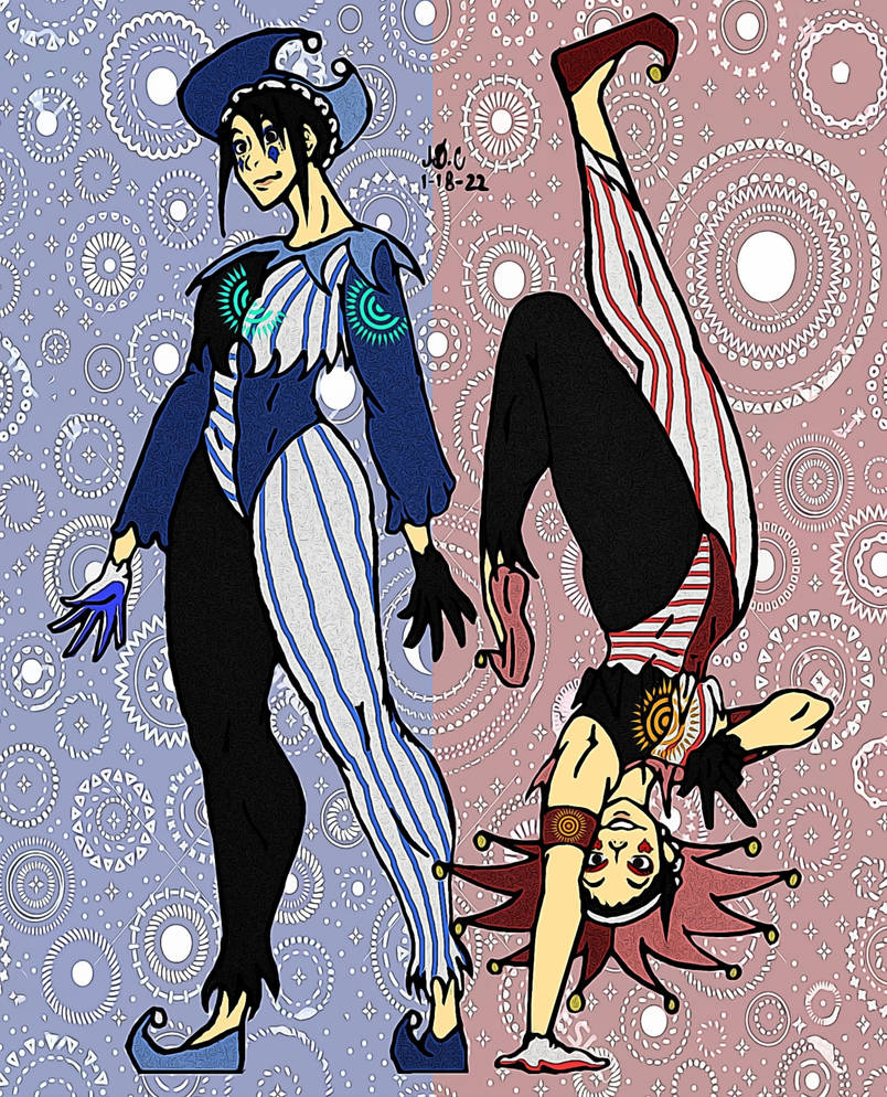 Two Jester Rbbits Twin Jesters by JayLee2014 on DeviantArt
