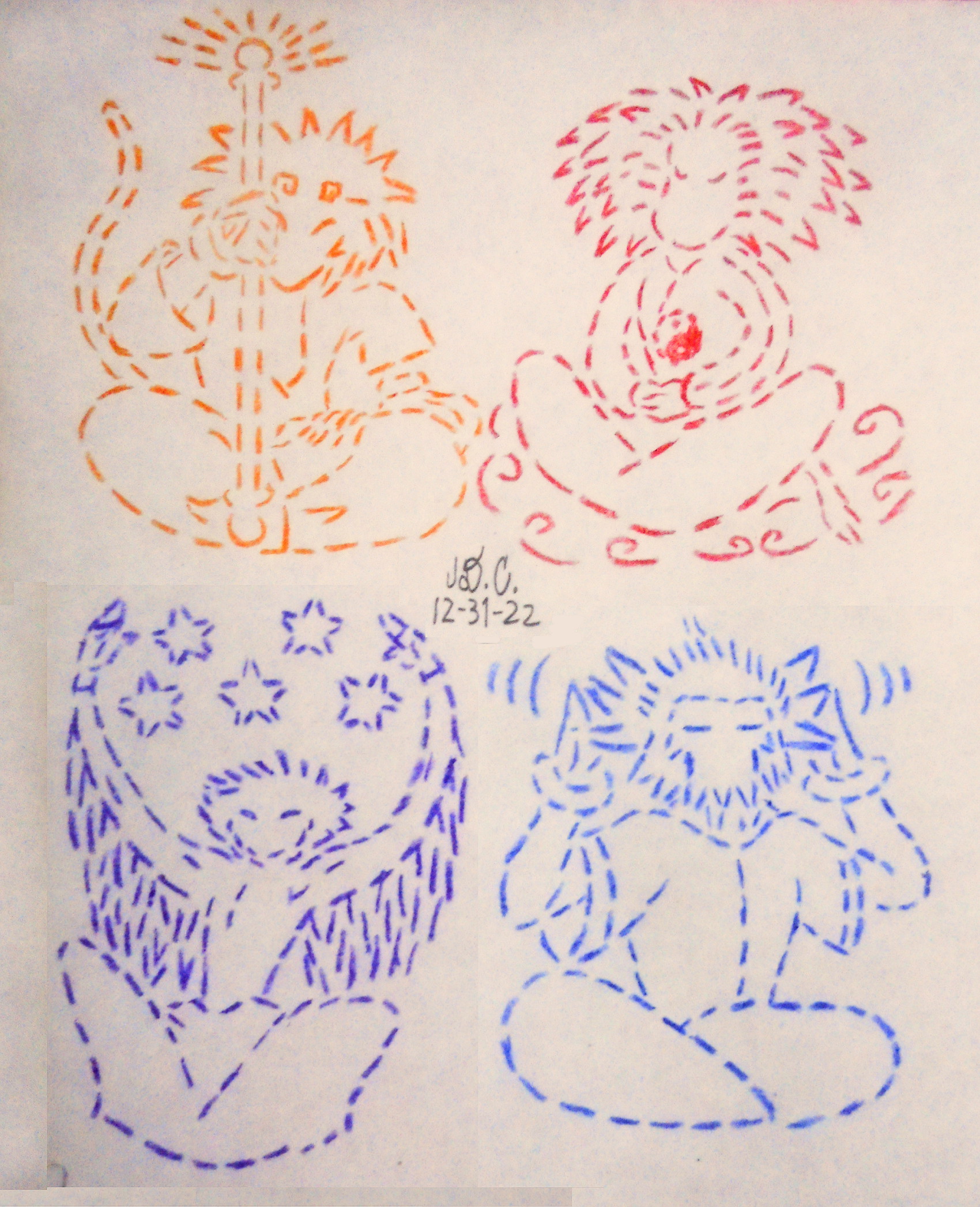 The Four Primates by JayLee2014 on DeviantArt