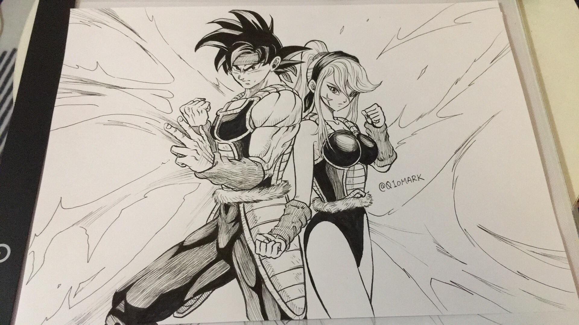 Seripa and Bardock by IanDimas on DeviantArt