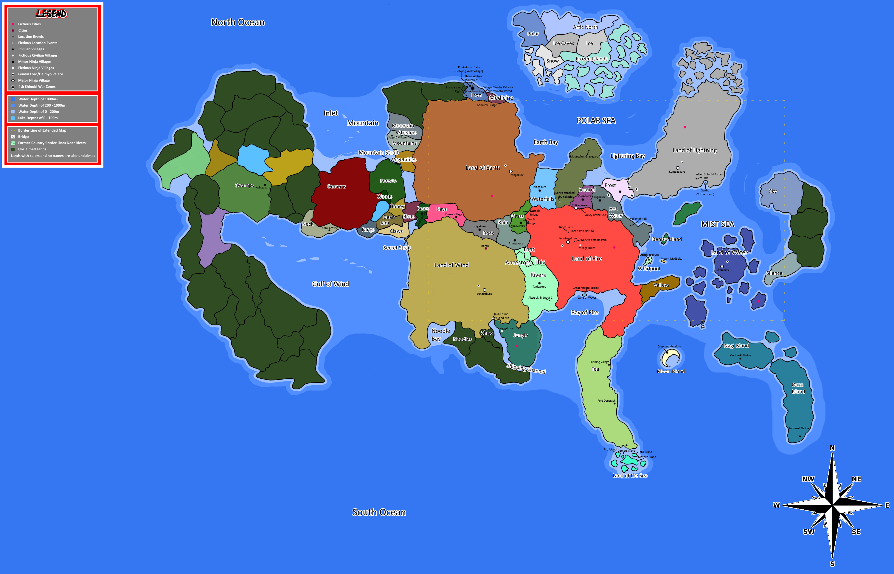 Naruto Map : r/inkarnate