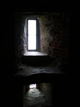 Window through stone
