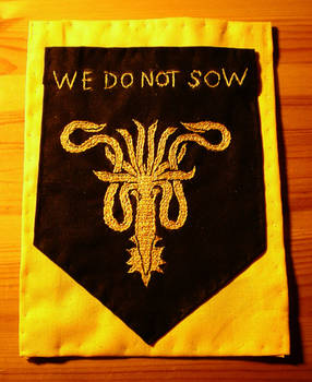 Greyjoy house symbol embroidery