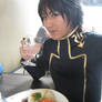 Lelouch drinking water