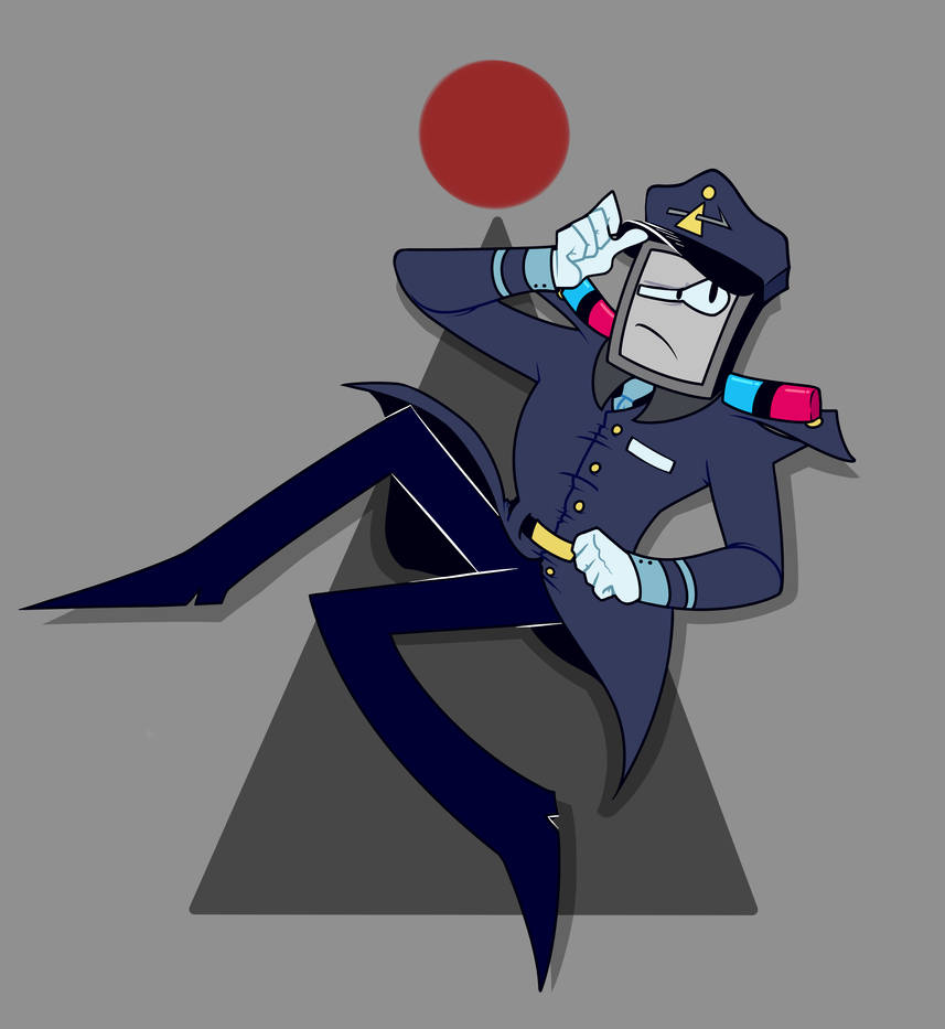 city cop poses for the annual Cop Calendar by Teeraveis on DeviantArt