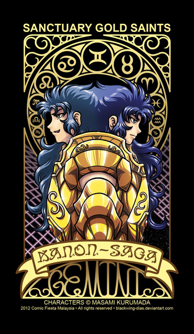 Saint Seiya Omega - Gold Saints - Gemeos/Gemini by J-BANN on DeviantArt