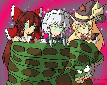 Kaa conquers Gensokyo