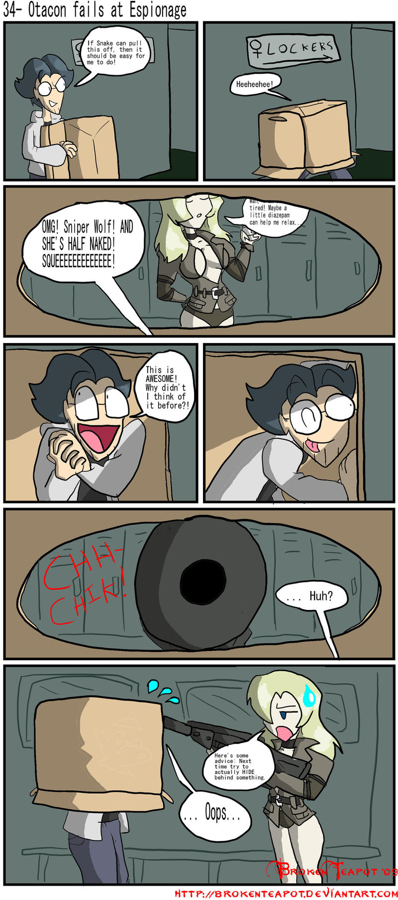 Otacon fails at Espionage