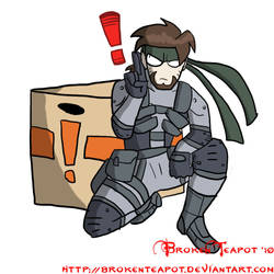 Solid Snake by BrokenTeapot