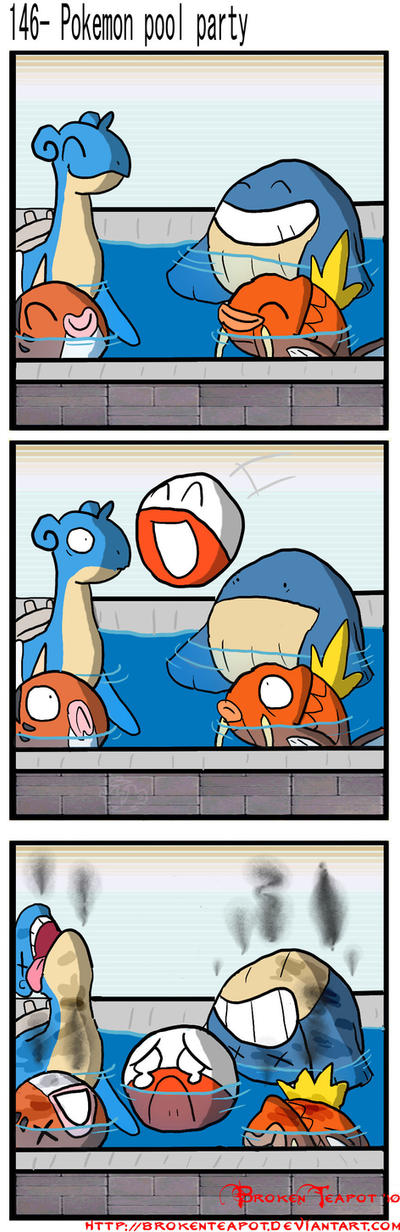 Pokemon pool party by BrokenTeapot on DeviantArt