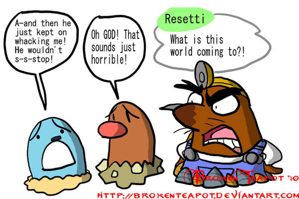 Moles of Nintendo meeting by BrokenTeapot