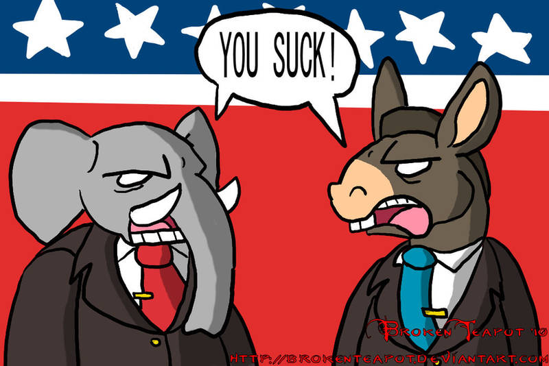 Political debates in the USA by BrokenTeapot