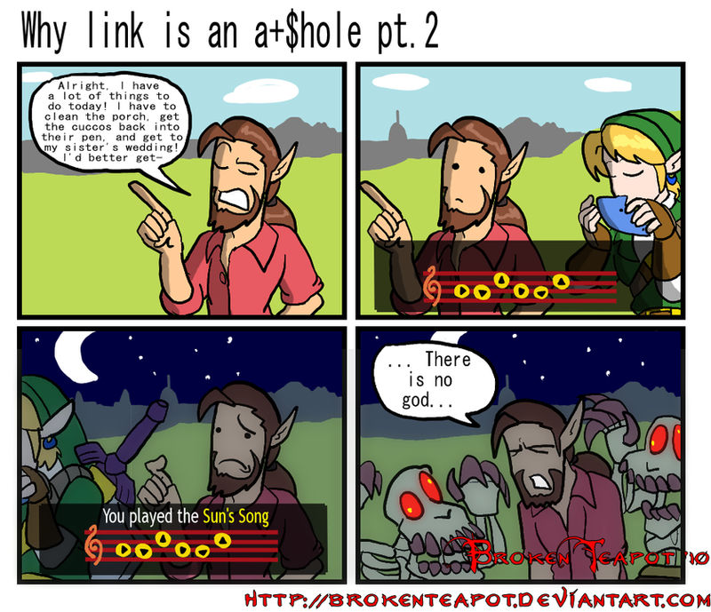 Link In The Hole Chapter 1 Why link is an a+$hole pt.2 by BrokenTeapot on DeviantArt