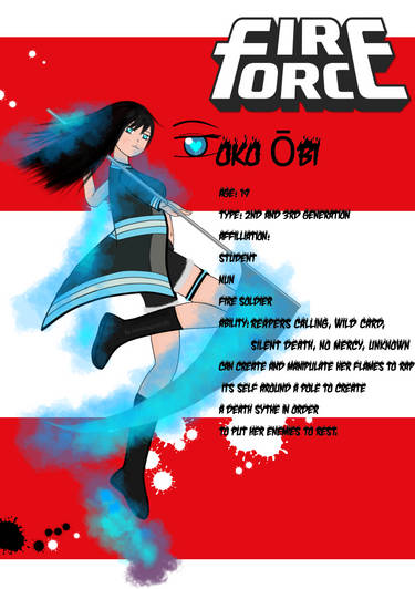 Fire Force OC COMMISH] Kaiji Muramasa Ref Sheet by Feerocomics on DeviantArt