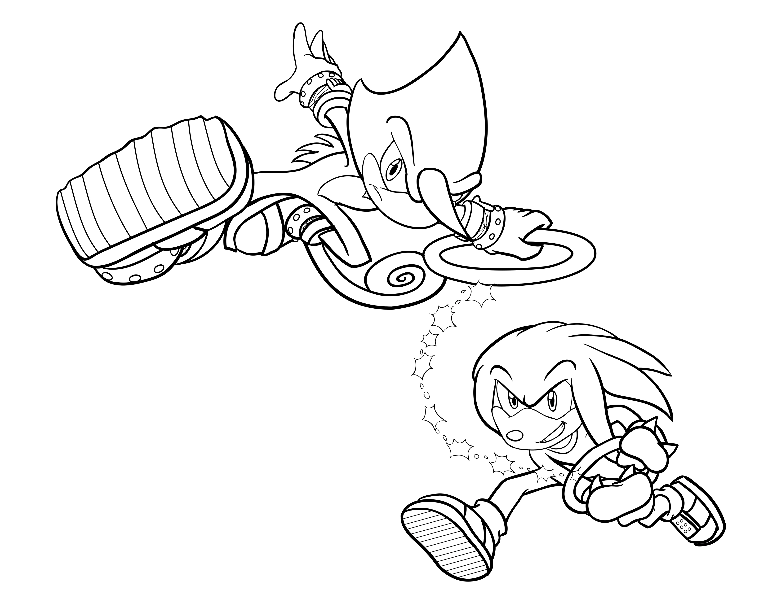 espio the chameleon coloring pages