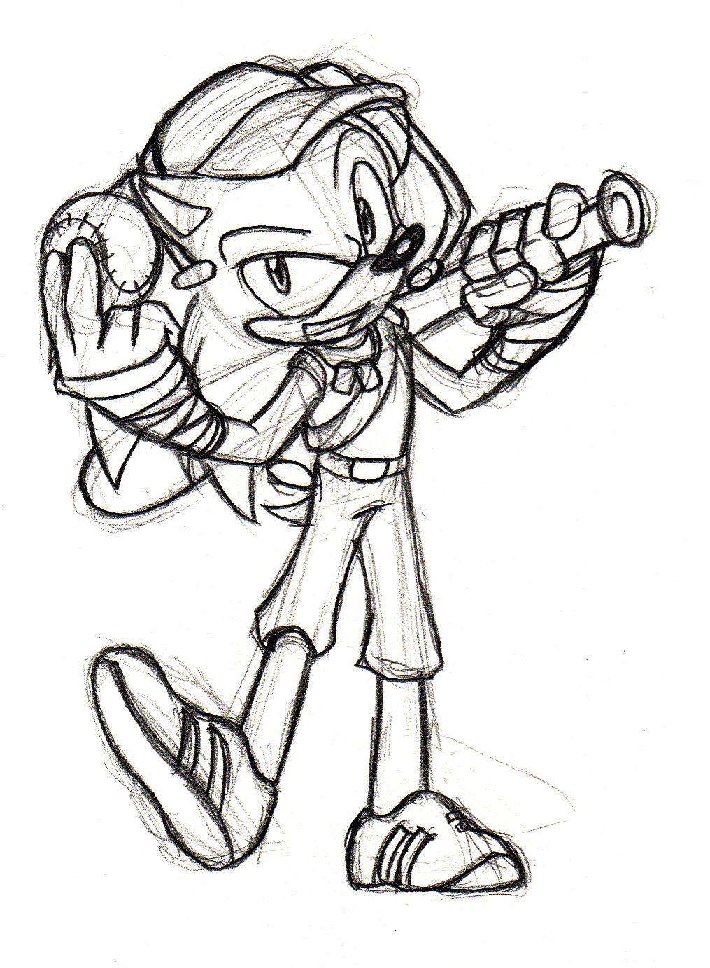 Sonic as the TF2 Scout