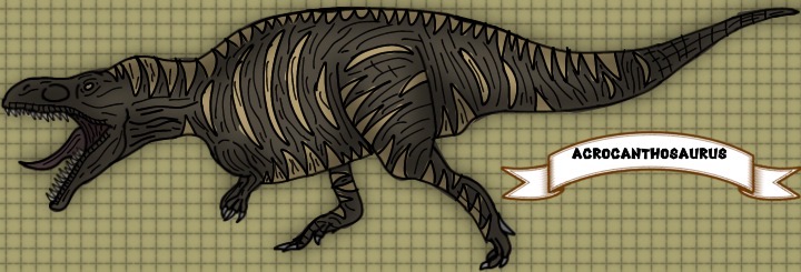 Acrocanthosaurus, by JohnnyNguyenn by JohnnyNguyenn on DeviantArt