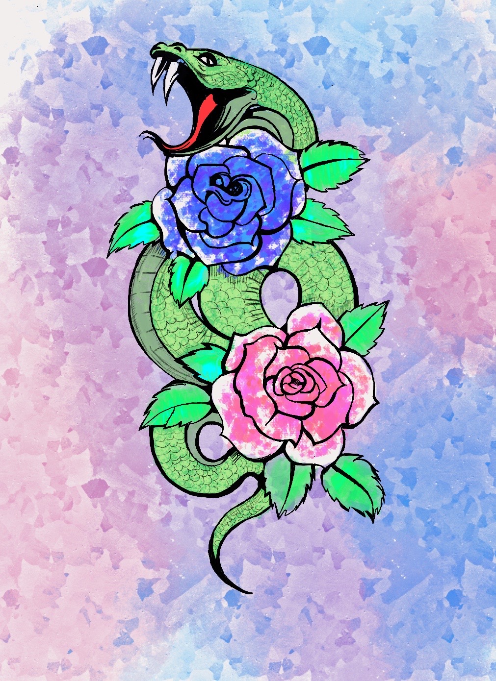 Snakes Roses by MadamMastery on DeviantArt