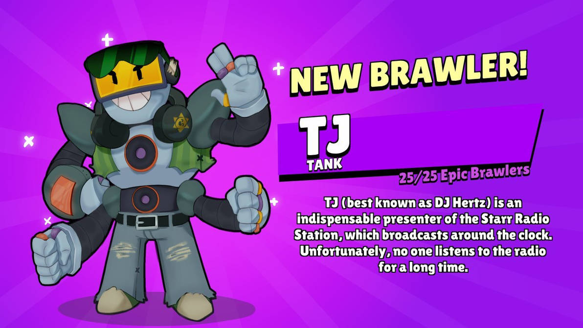 Brawl Custom Deviantart New Fan Brawler Concept | Brawl Stars | TJ by YasikLurkovich on DeviantArt