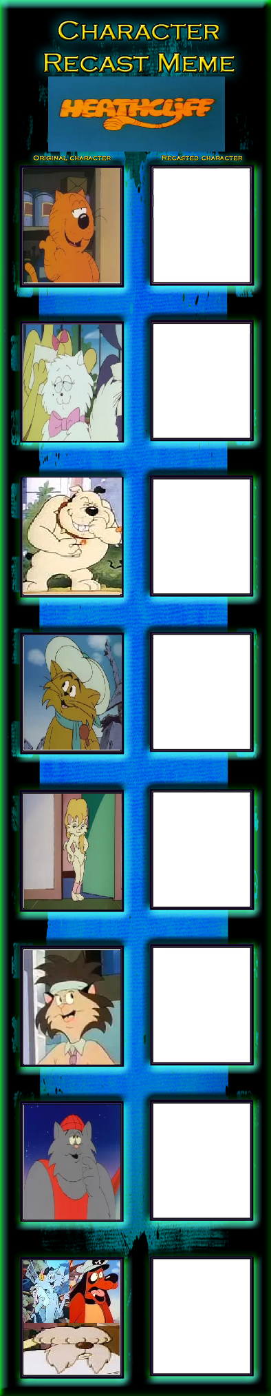 Heathcliff Riff Raff Deviantart Heathcliff and the Catillac Cats Cast Meme by IMJUSTARANDOMPERSONl on ...