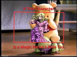 If Funny Valentine is a Magic Rattle n Ride Toy