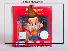 If Jimmy Neutron was a book, CD, and plush toy set