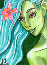 Spring Elf ACEO